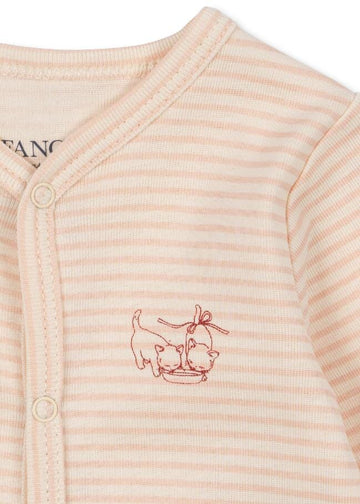 Fio onesie - Tea Stripe Cameo